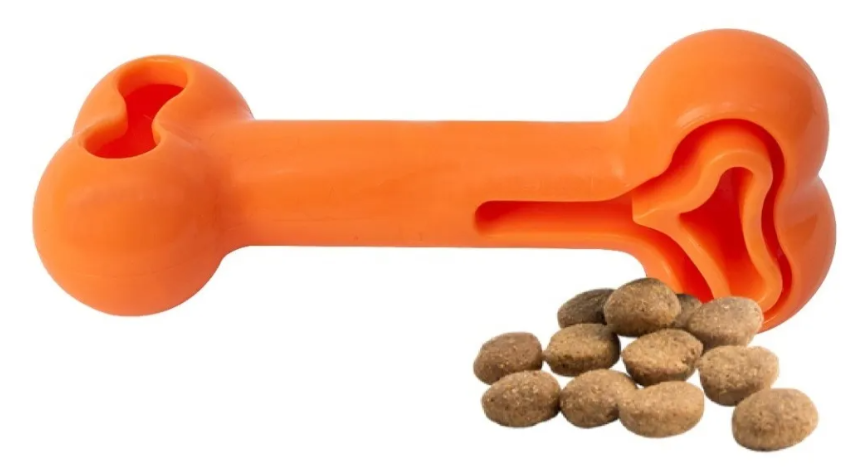 HUESO GOMA DISPENSADOR NARANJA JUP108041-A