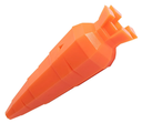 ZANAHORIA TPR DISPENSADOR SNACK 14.2X4.5 CM JUP005