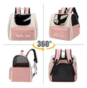 MOCHILA TRANSPORTADORA "HELLO CAT"