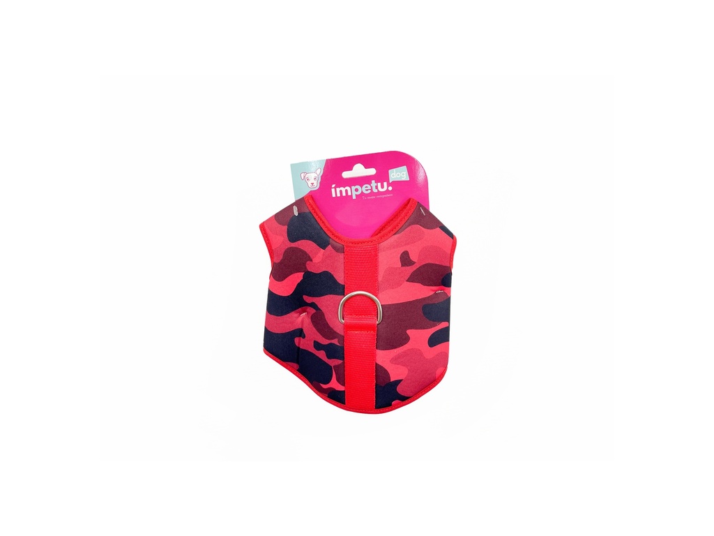 PECHERA CHALECO CAMUFLADO ROJO S