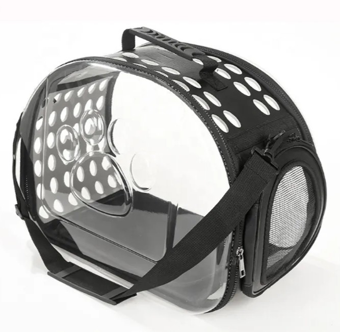 BOLSO TRANSPARENTE HUELLITA GRANDE