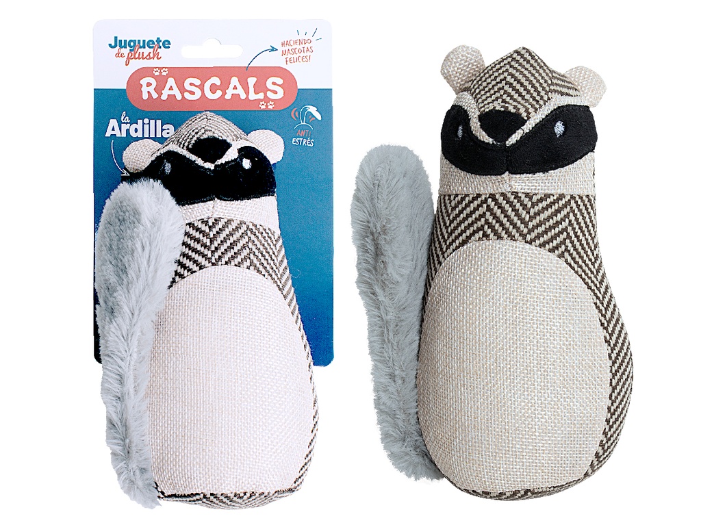 ARDILLA PLUSH C/CHIFLE 17.5X13 CM PLU104490