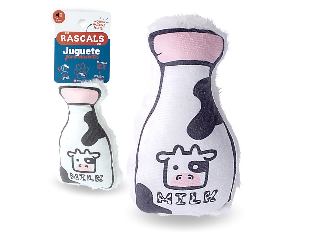 BOTELLA LECHE PLUSH CHIFLE 14.5 X 7 CM PLU104434