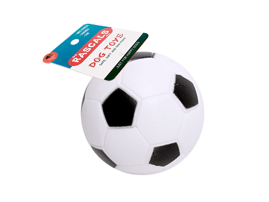 PELOTA FUTBOL VINILO C/CHIFLE 7.5 CM JUP3333