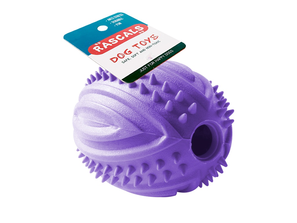 PELOTA RUGBY VIOLETA 10 CM (YT80921-M)