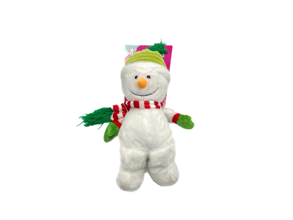 PELUCHE MUÑECO DE NIEVE 30cm.