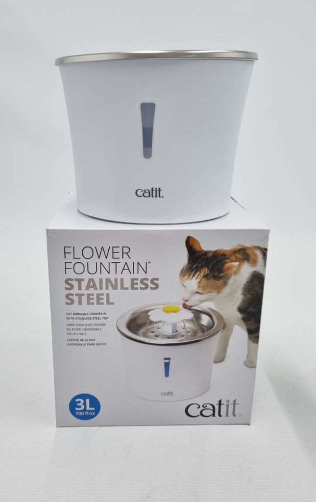 FUENTE CATIT FLOWER ACERO INOX 3lt. (43725)