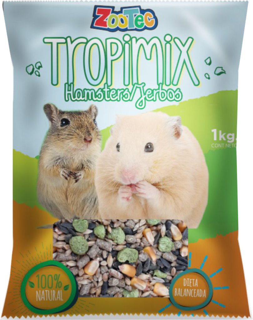 TROPIMIX HAMSTER/JERBO x 750gr. TRO01