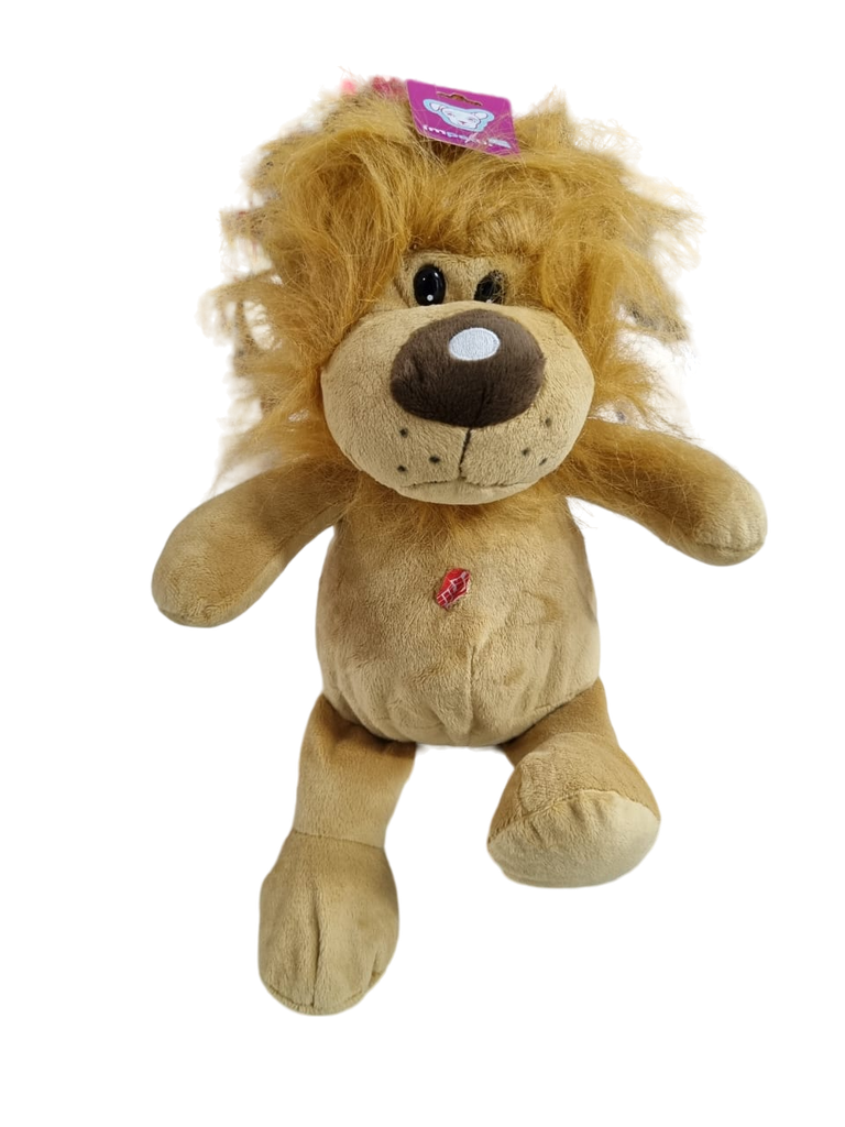 PELUCHE LEON C/SONIDO 35cm.