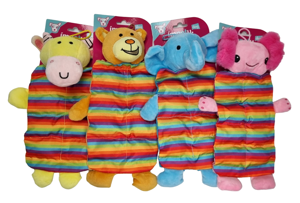 PELUCHE ANTIDESGARRO ARCOIRIS C/CHIFLE GRANDE (MC082)