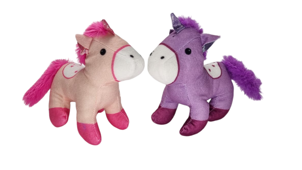 PELUCHE UNICORNIO PARADO 15cm (4477)