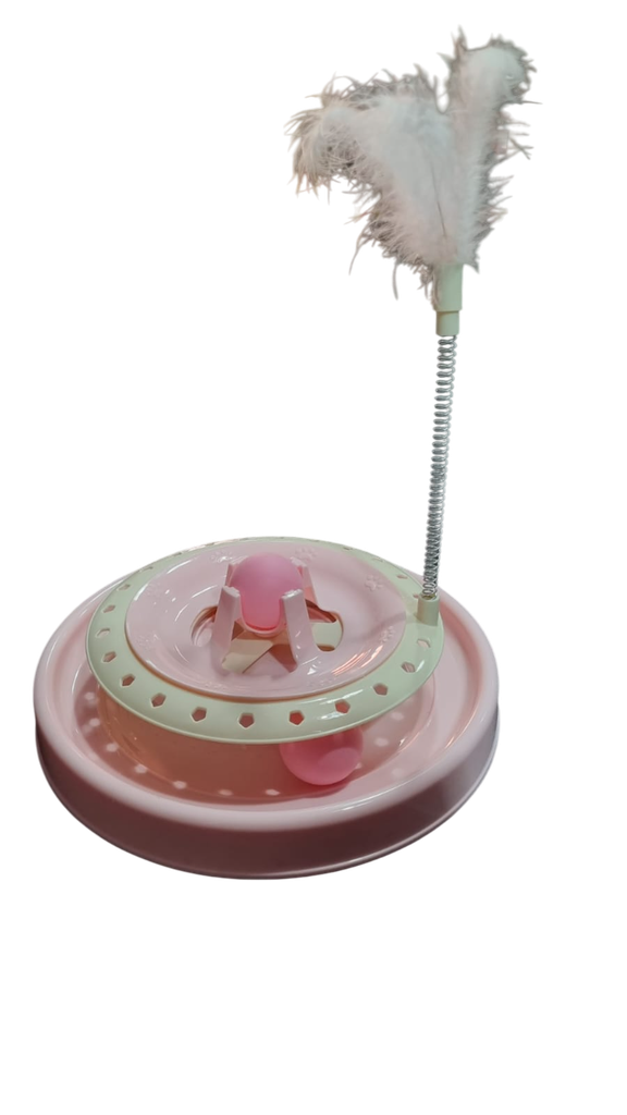 JUGUETE INTERACTIVO CATJOY CON PLUMA