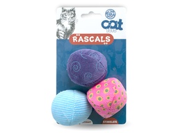 [6923] PACK PELOTAS GATO X 3 CON SONIDO JUG74039N