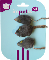 [5130] BLISTER RATITAS MINI PIEL  X 3