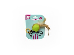 [9782] PELOTA C/PLUMA ELASTICO