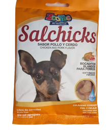 [9908] SALCHICKS (POLLO Y CERDO) 100gr.