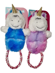 [9945] PELUCHE UNICORNIO C/CHIFLES Y TIRADOR (MC089)