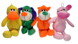 [9955] PELUCHE ANIMALITO FLUO 22cm. (4478)