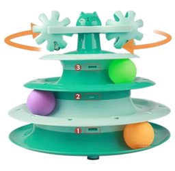 [0342] JUGUETE PIRAMIDAL GIRATORIO 3 PELOTAS