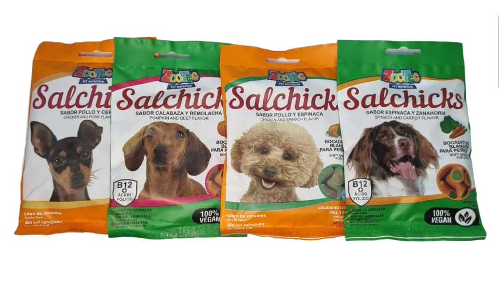 SALCHICKS (CALABAZA Y REMOLACHA) 100gr.