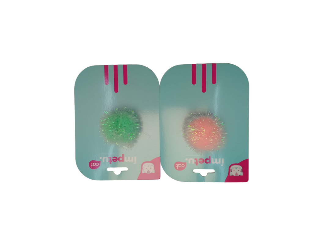 PELOTA POMPON BRILLOS 5cm. (MC070)