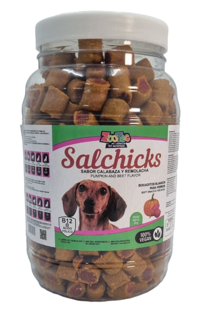 SALCHICKS CALABAZA Y REMOLACHA FRASCO 2kg.